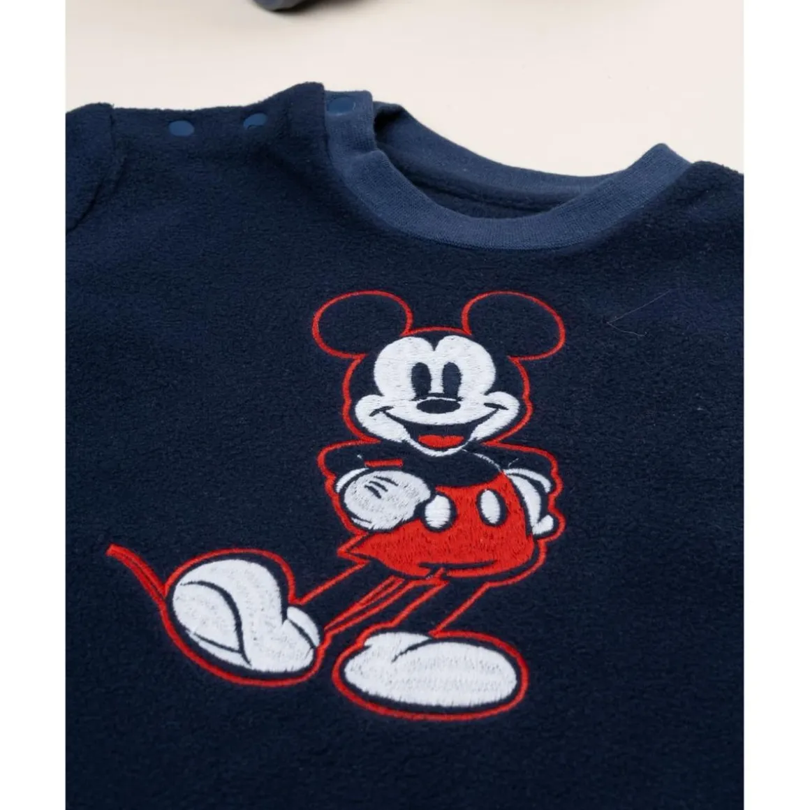 Pijama azul y rojo Mickey Mouse para niño