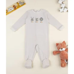 Pijama entero beige bosque niño