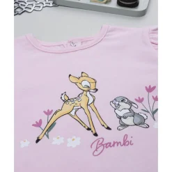 Pijama entero rosa Bambi niña
