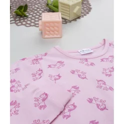 Pijama largo niña unicornios