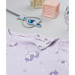 Pijama niña lila unicornios