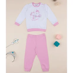 Pijama niña rosa unicornios