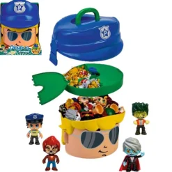 Pinypon Action - Contenedor policía y monstruos