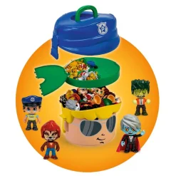 Pinypon Action - Contenedor policía y monstruos