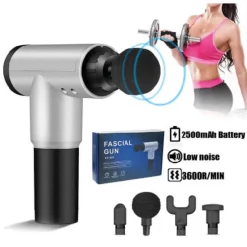 Pistola de masaje Gris