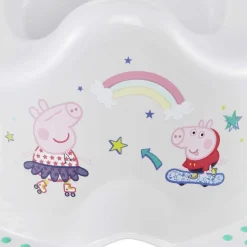 Plastimyr - Peppa Pig - Orinal antideslizante Peppa Pig, 38 x 27 x 23.5 cm, gris claro ㅤ