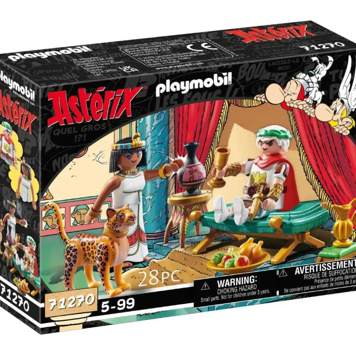 Playmobil - Construcción Astérix César y Cleopatra Playmobil 71270 ㅤ