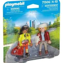 Playmobil - Set de Socorrista y Paciente ㅤ
