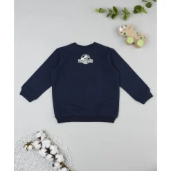 Plumífero azul con capucha para niño