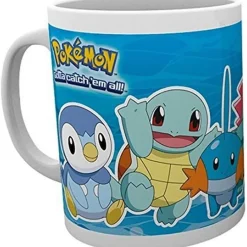 Pokemon - Taza de cerámica tipo agua Pokémon ㅤ