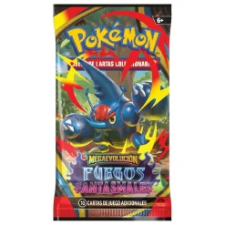 Pokémon - Megaevolución Fuegos Fantasmales - Sobre cartas coleccionables en español (Varios modelos)