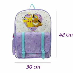 Pokémon - Mochila 42 cm adaptable a carro - Colección Flowers