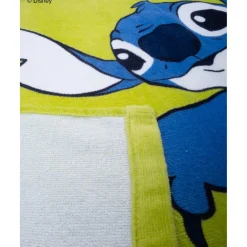Poncho Stitch Azul Verdoso para Playa