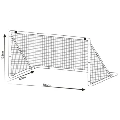 Portería de Fútbol 183 x 60 x 122 cm