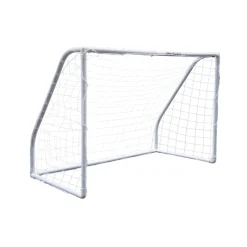 Portería PVC de fútbol con anclajes