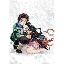 Poster Demon Slayer Tanjiro & Nezuko Nieve 61 x 91.5 cm