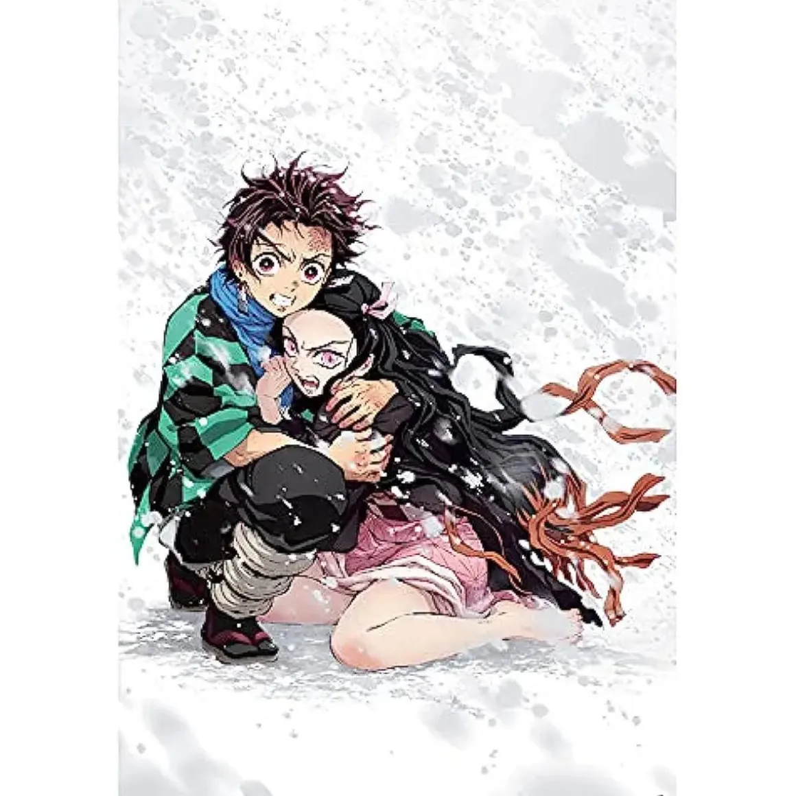 Poster Demon Slayer Tanjiro & Nezuko Nieve 61 x 91.5 cm
