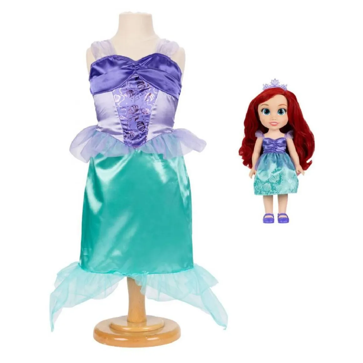 Princesas Disney - Muñeca Ariel + Vestido (4-6 años)
