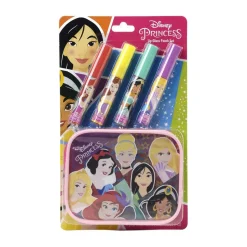 Princesas Disney - Set de lip gloss con estuche