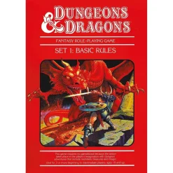 Póster de reglas básicas Dungeons & Dragons 91,5 x 61 cm