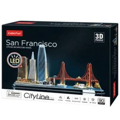 Puzzle 3D City Line Led (Varios modelos)