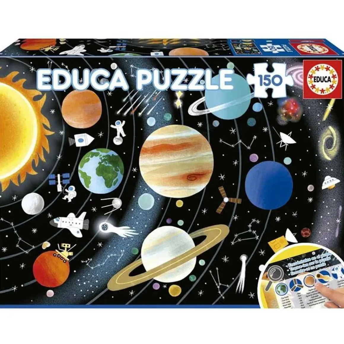 Puzzle Educativo Sistema Solar de 150 Piezas ㅤ