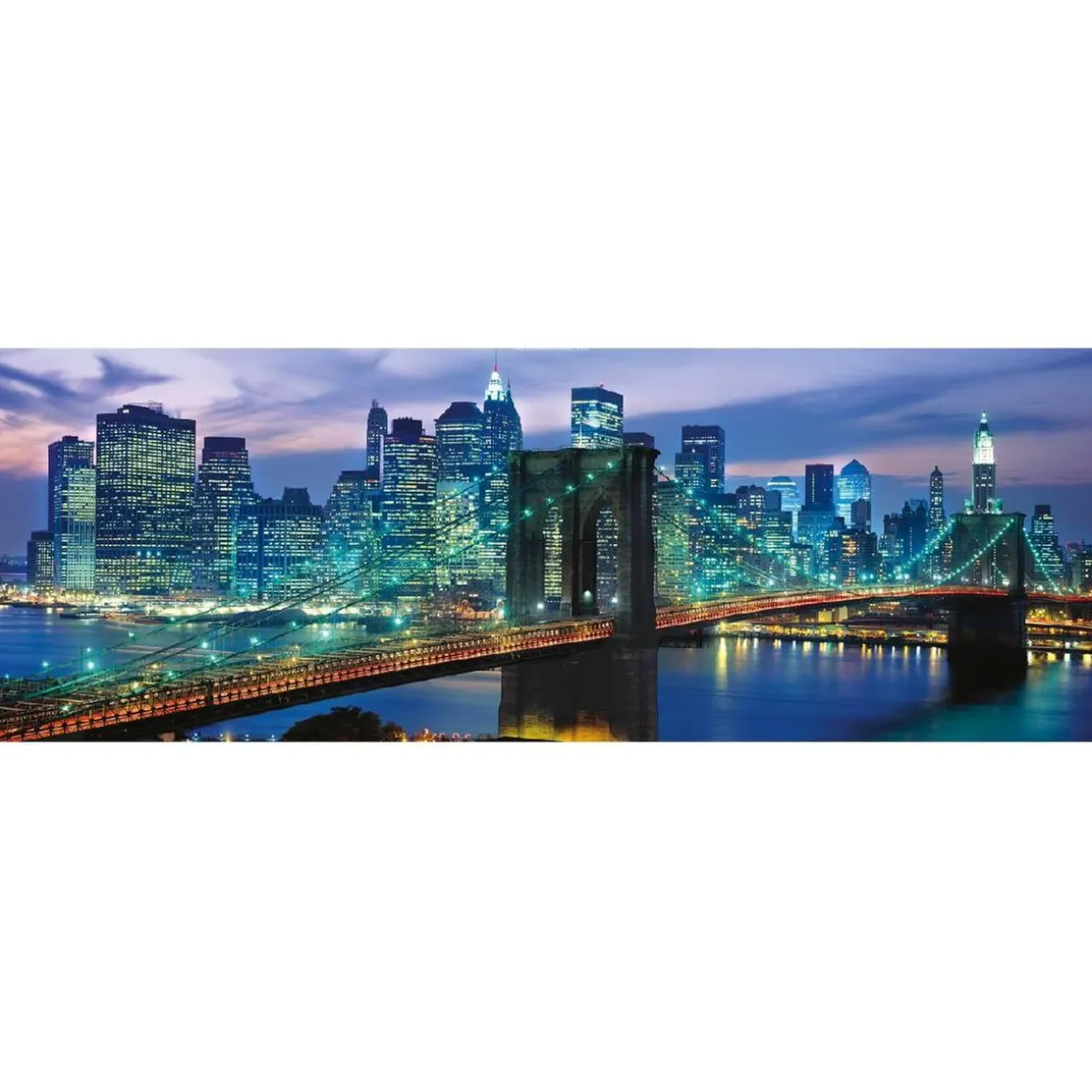 Puzzle panorama - Puente de Brooklyn - 1000 piezas