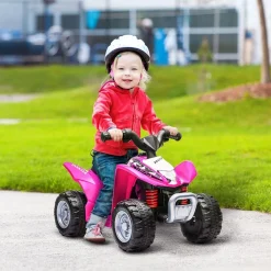Quad eléctrico Honda rosa