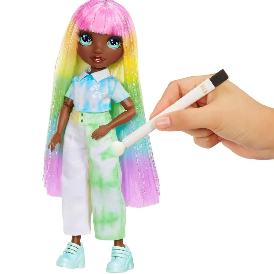 Rainbow High - Watercolor & Create DIY - Muñeca ojos verdes