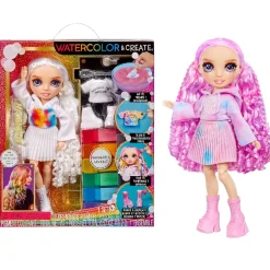 Rainbow High - Watercolor & Create DIY - Muñeca ojos lavanda