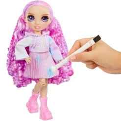 Rainbow High - Watercolor & Create DIY - Muñeca ojos lavanda