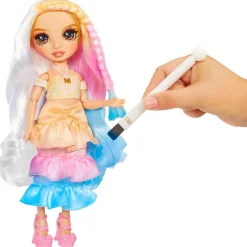 Rainbow High - Watercolor & Create DIY - Muñeca ojos castaños