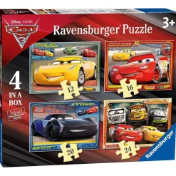 Ravensburger - Cars - Puzzle 4 in a box