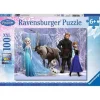 Ravensburger - Frozen - Puzzle XXL del Reino de la Reina de las Nieves, 100 piezas ㅤ