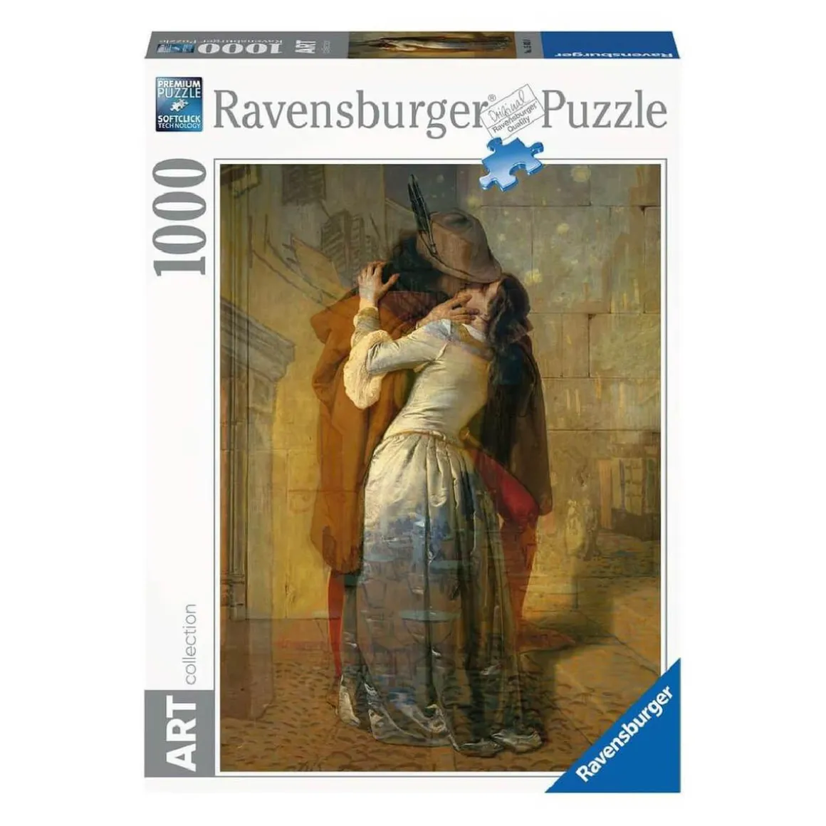 Ravensburger - Hayez: El beso - Puzzle 1000 piezas