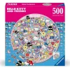 Ravensburger - Hello Kitty - Puzzle redondo 500 piezas