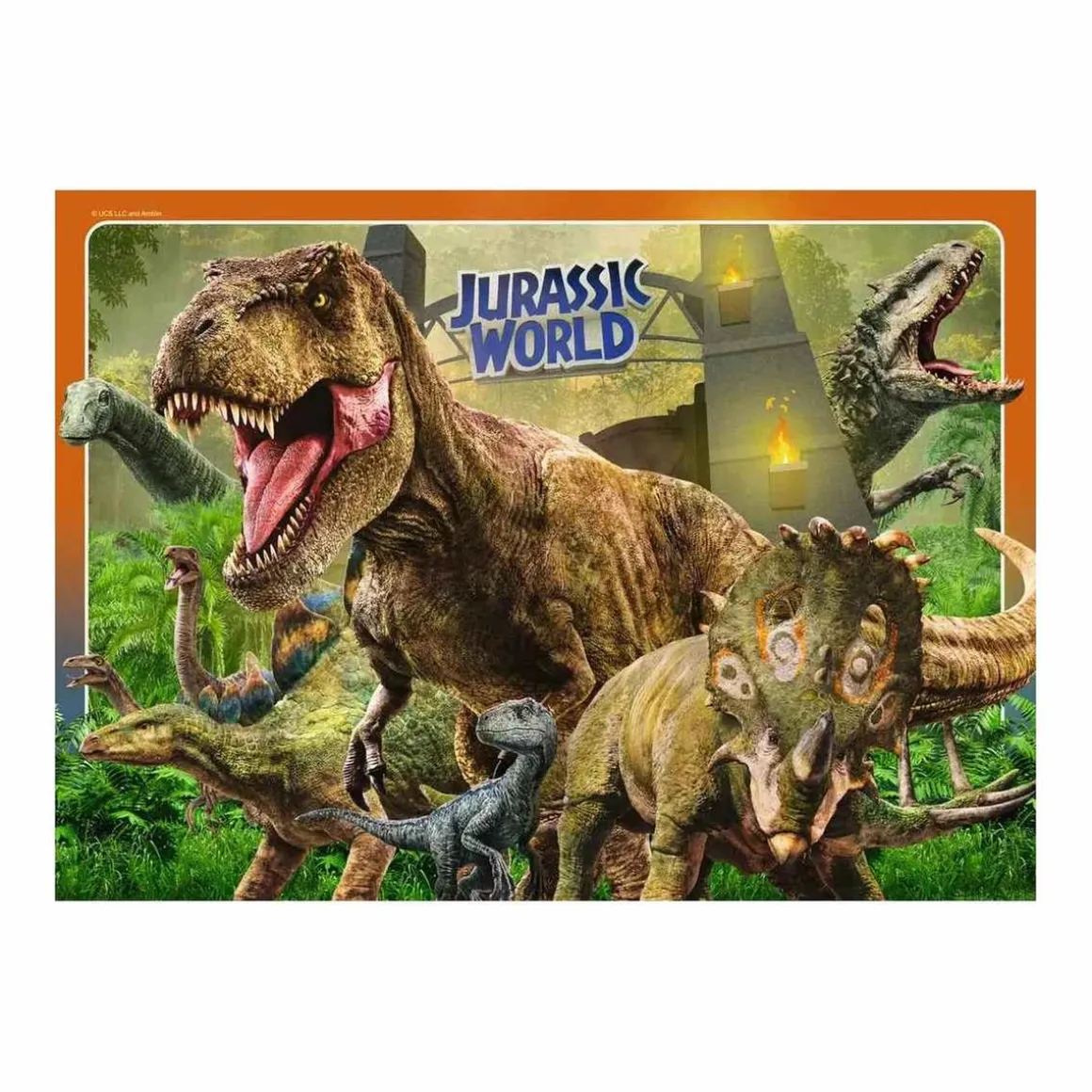 Ravensburger - Jurassic World - Pack 4 puzzles 100 piezas