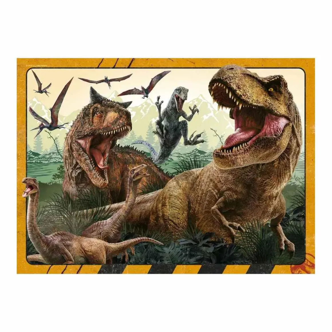 Ravensburger - Jurassic World - Pack 4 puzzles 100 piezas