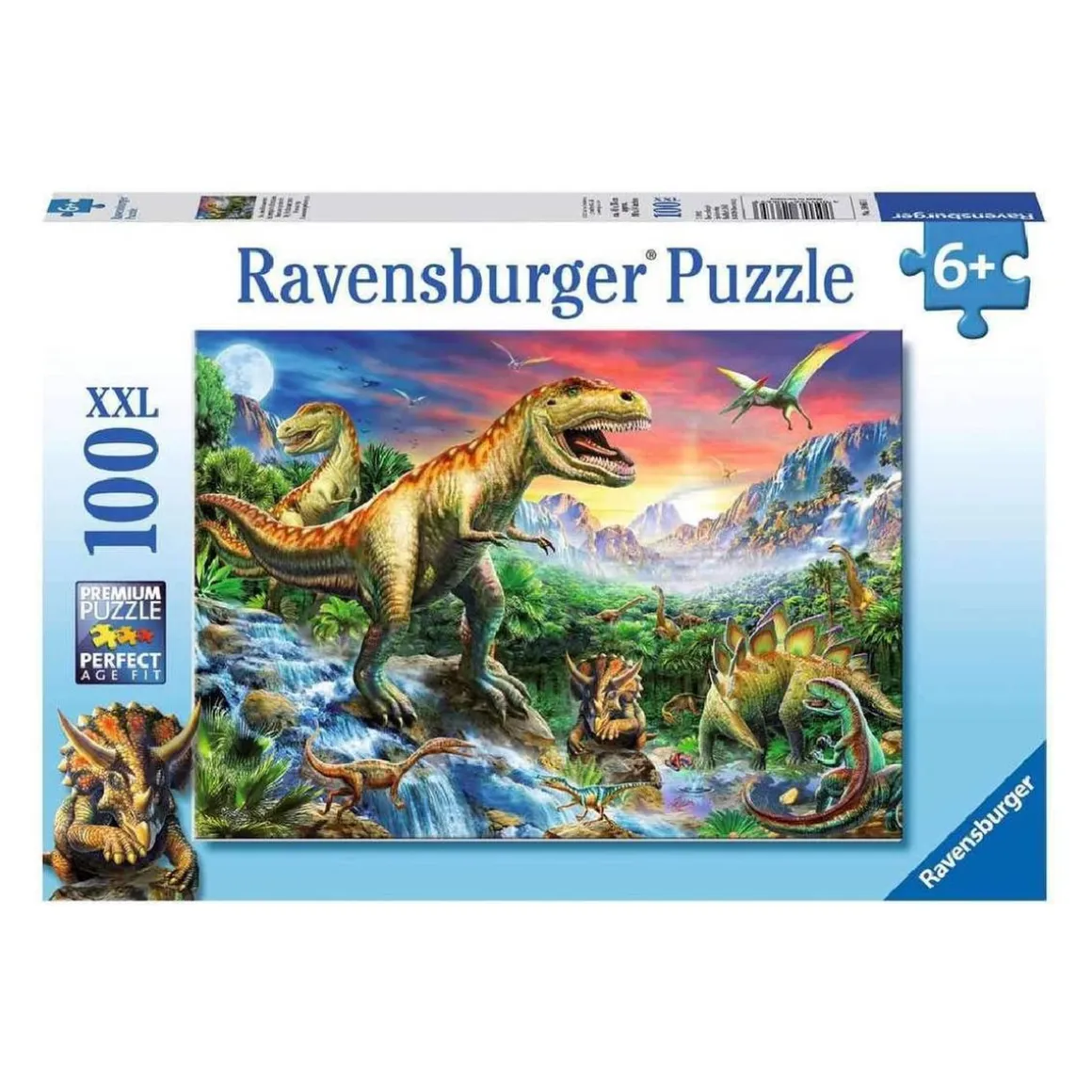 Ravensburger - La era de los dinosaurios - Puzzle 100 piezas XXL