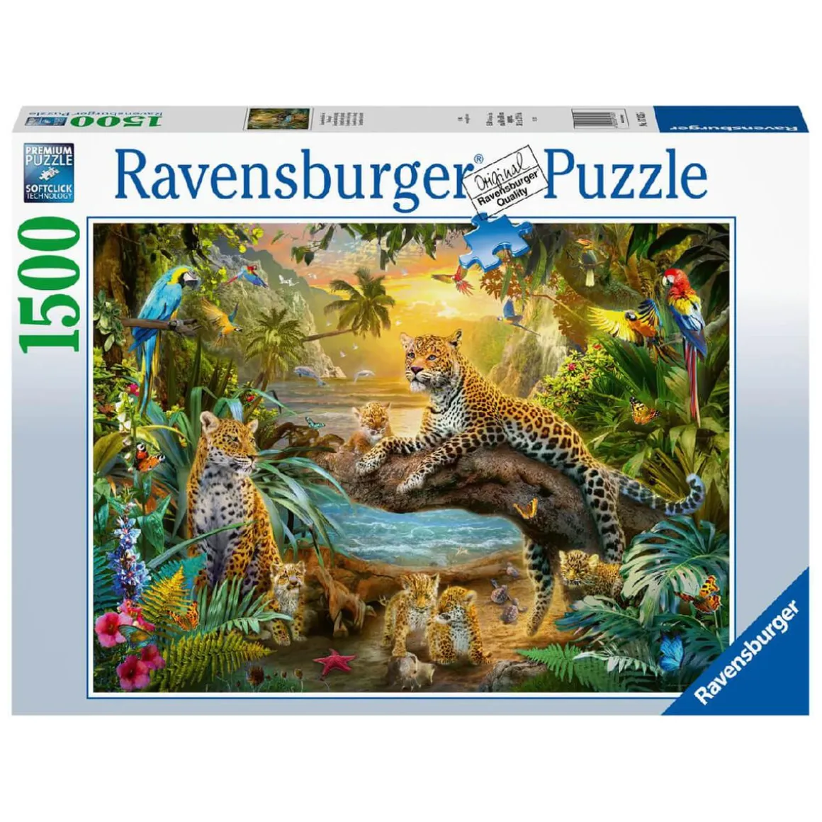 Ravensburger - Leopardos en la jungla - Puzzle 1500 piezas