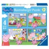 Ravensburger - Peppa Pig - Pack 4 puzzles