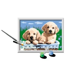 Ravensburger - Pinta 2 perros Retriever CreArt