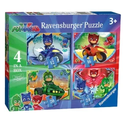Ravensburger - PJ Masks - Pack 4 puzzles progresivos