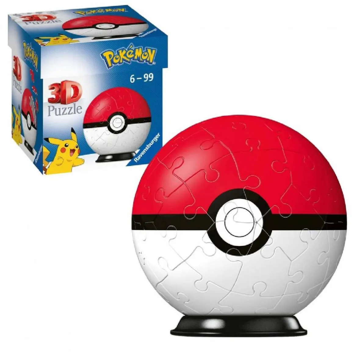 Ravensburger - Pokemon - Pokeball Classic Puzzle 3D (varios modelos)