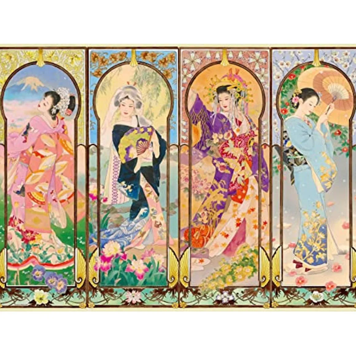 Ravensburger - Puzzle Arte Mil Piezas Cuatro Estaciones ㅤ