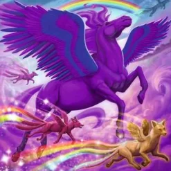 Ravensburger - Puzzle Criaturas mitológicas, colección 3x49 piezas, fantasía ㅤ