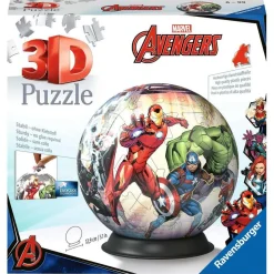Ravensburger - Puzzle 3D Ball Avengers, 72 piezas ㅤ