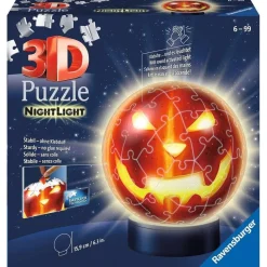 Ravensburger - Puzzle 3D lámpara calabaza Halloween
