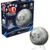 Ravensburger - Puzzle 3D luna que brilla en la oscuridad