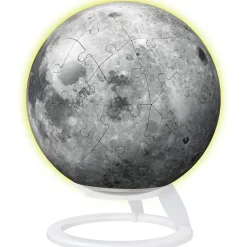Ravensburger - Puzzle 3D luna que brilla en la oscuridad